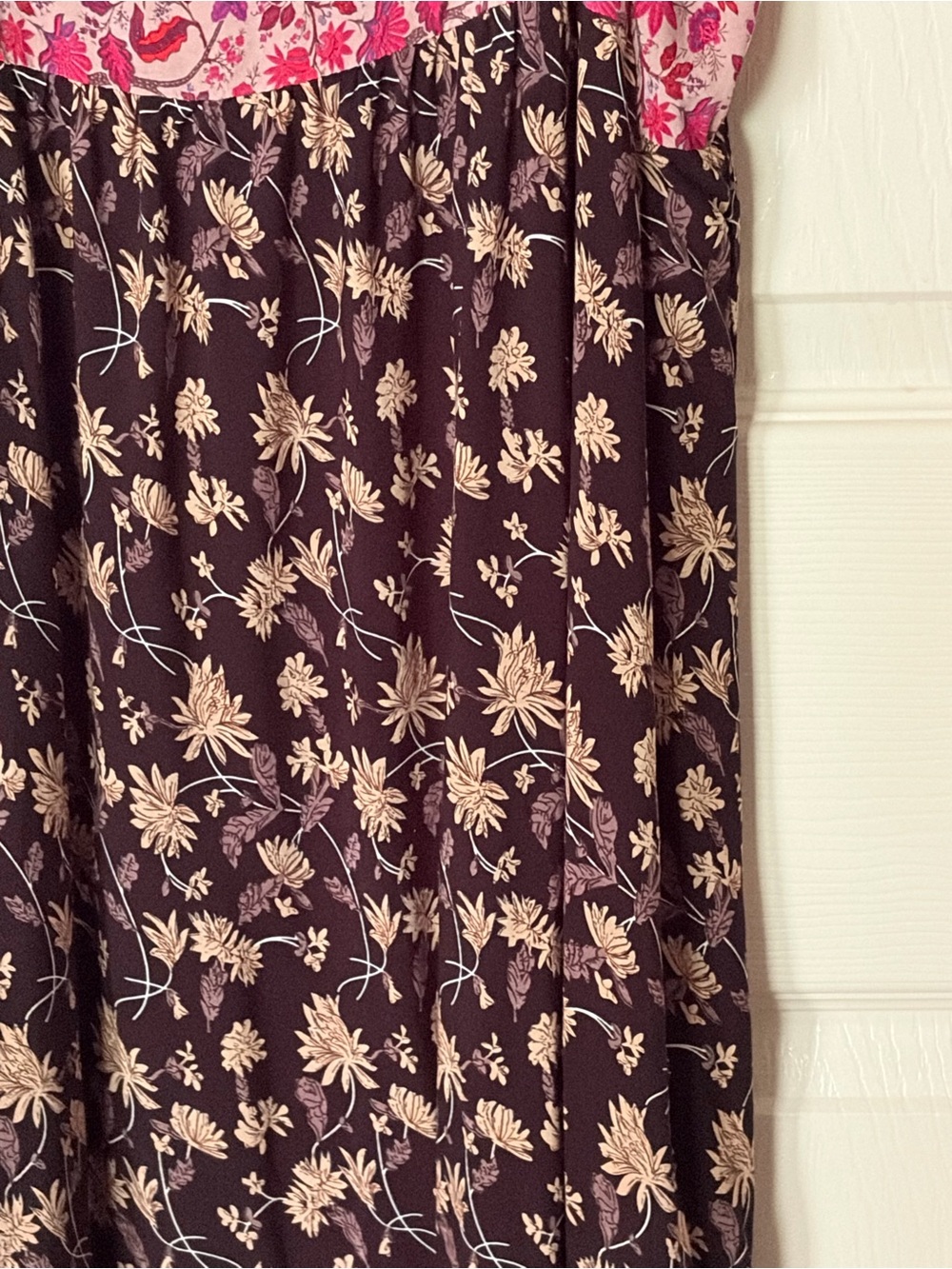 NATURAL LIFE Pink and Black Floral Maxi Dress - Picture 5 of 10